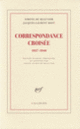 Couverture Correspondance croisée (Simone de Beauvoir,Jacques-Laurent Bost)