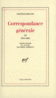 Couverture Correspondance générale (François-René de Chateaubriand)
