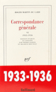 Couverture Correspondance générale ()