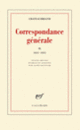 Couverture Correspondance générale (François-René de Chateaubriand)