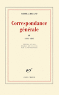 Couverture Correspondance générale ()
