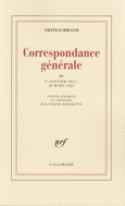 Couverture Correspondance générale ()