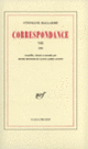 Couverture Correspondance (Stéphane Mallarmé)