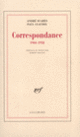 Couverture Correspondance (Paul Claudel,André Suarès)