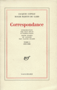 Couverture Correspondance (,Roger Martin du Gard)