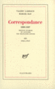 Couverture Correspondance (Valery Larbaud,Marcel Ray)