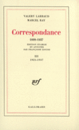 Couverture Correspondance (,Marcel Ray)