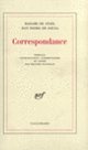 Couverture Correspondance (Don Pedro de Souza,Madame de Staël)