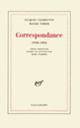 Couverture Correspondance (Jacques Chardonne,Roger Nimier)