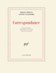 Couverture Correspondance (Gaston Gallimard,Marcel Proust)