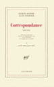 Couverture Correspondance ( Alain-Fournier,Jacques Rivière)
