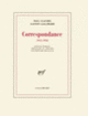 Couverture Correspondance (Paul Claudel,Gaston Gallimard)