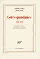 Couverture Correspondance (Albert Camus,René Char)