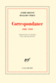 Couverture Correspondance (André Breton,Benjamin Péret)