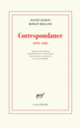 Couverture Correspondance (Panaït Istrati,Romain Rolland)