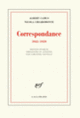 Couverture Correspondance (Albert Camus,Nicola Chiaromonte)