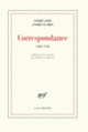 Couverture Correspondance (André Gide,André Suarès)