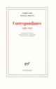 Couverture Correspondance (Marcel Drouin,André Gide)