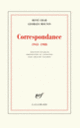 Couverture Correspondance (René Char,Georges Mounin)