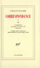Couverture Correspondance (Stéphane Mallarmé)