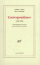 Couverture Correspondance (Albert Camus,Jean Grenier)