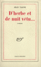 Couverture D'herbe et de nuit vêtu... (Jean Vagne)