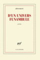 Couverture D'un univers funambule (Zéno Bianu)