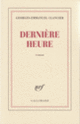 Couverture Dernière heure (Georges-Emmanuel Clancier)