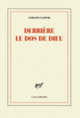 Couverture Derrière le dos de Dieu (Lorand Gaspar)