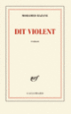 Couverture Dit violent (Mohamed Razane)