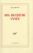 Couverture Dix-huitième année ()