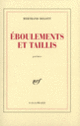 Couverture Éboulements et taillis (Bertrand Degott)