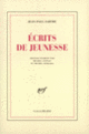 Couverture Écrits de jeunesse (Jean-Paul Sartre)