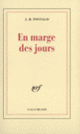 Couverture En marge des jours (J.-B. Pontalis)