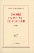 Couverture Encore un instant de bonheur ()