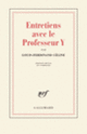 Couverture Entretiens avec le Professeur Y (Louis-Ferdinand Céline)