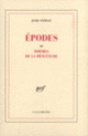 Couverture Épodes ou Poèmes de la désuétude (Jude Stéfan)