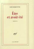 Couverture Être et avoir été ()