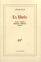 Couverture Ex libris (Gérard Macé)