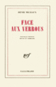 Couverture Face aux verrous (Henri Michaux)