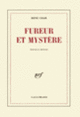 Couverture Fureur et mystère (René Char)