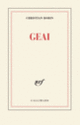 Couverture Geai (Christian Bobin)