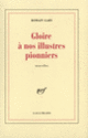 Couverture Gloire à nos illustres pionniers (Romain Gary)