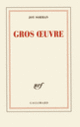Couverture Gros œuvre (Joy Sorman)