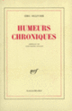 Couverture Humeurs chroniques (Éric Ollivier)