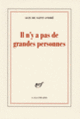 Couverture Il n'y a pas de grandes personnes (Alix de Saint-André)