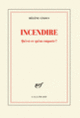 Couverture Incendire (Hélène Cixous)