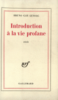 Couverture Introduction à la vie profane ()