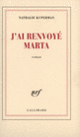 Couverture J'ai renvoyé Marta (Nathalie Kuperman)
