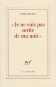 Couverture «Je ne suis pas sortie de ma nuit» ()